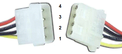 Molex type 8981 male and female connectors